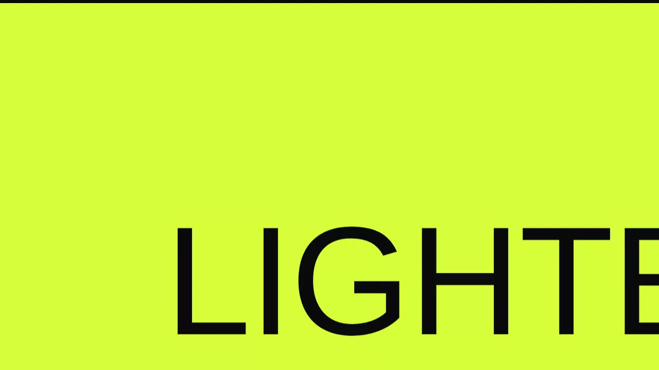 Kinetic Type Teaser: Flash beat